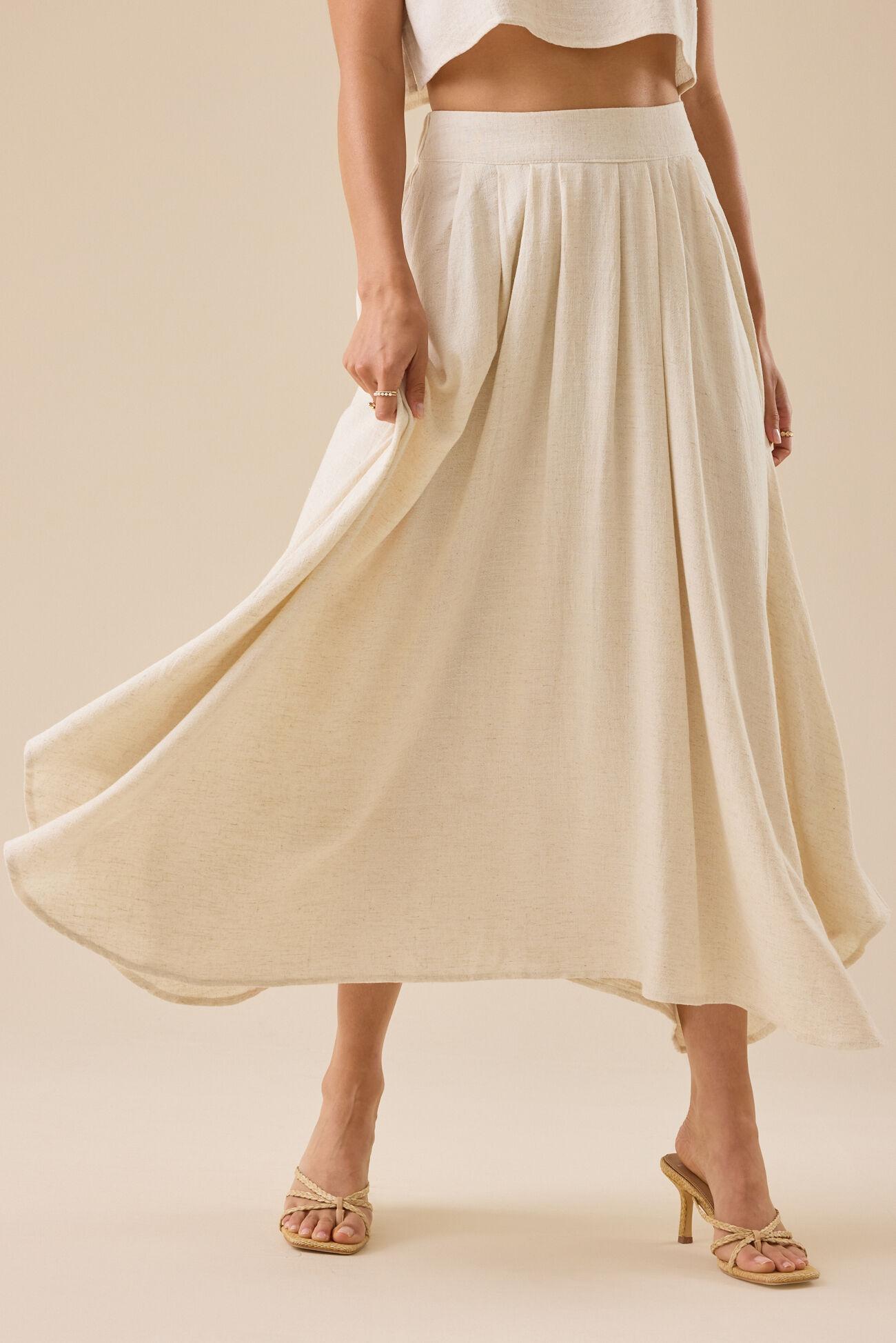 Jules Linen Maxi Skirt Product Image