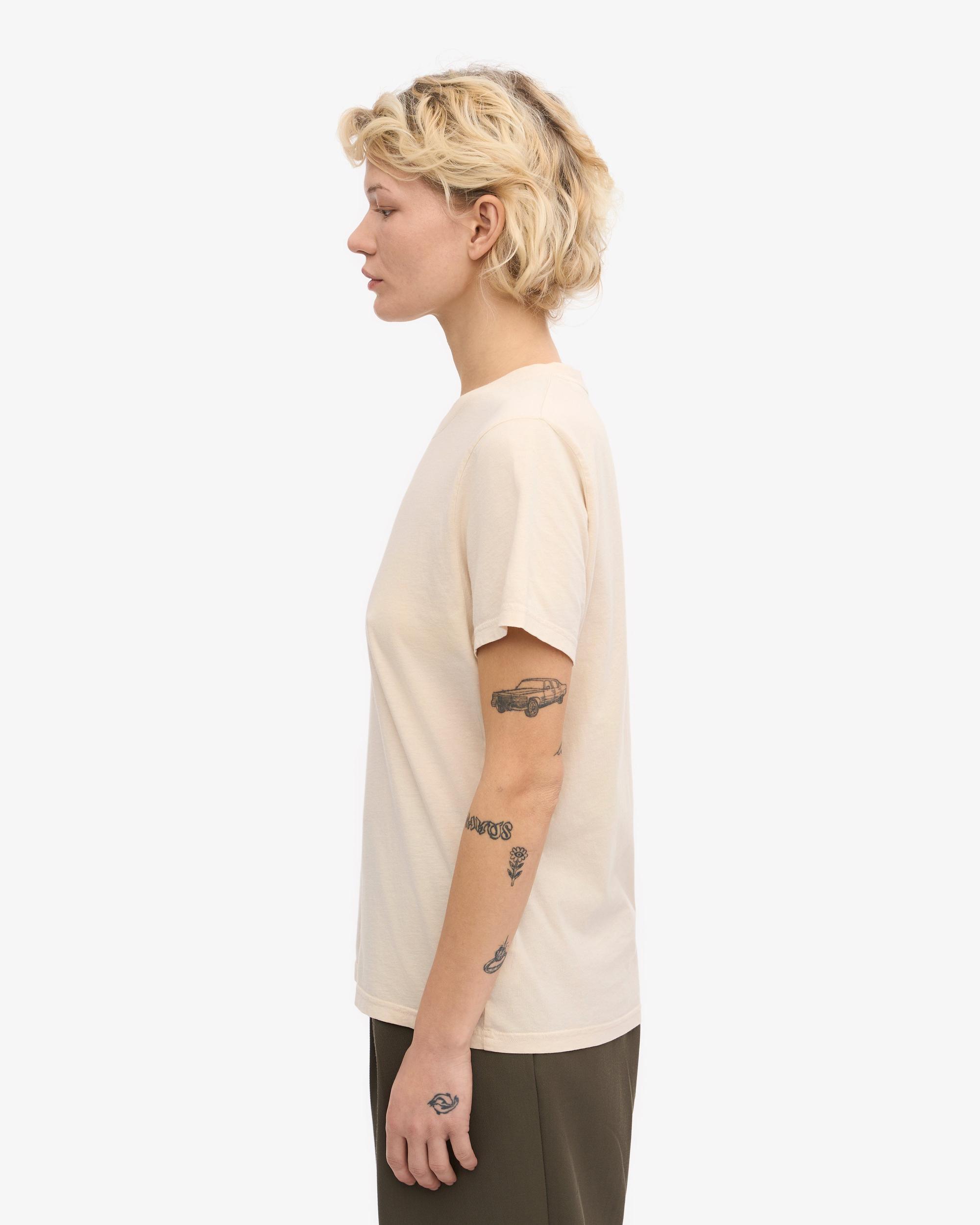 Women Light Organic Tee - Ivory White Product Image