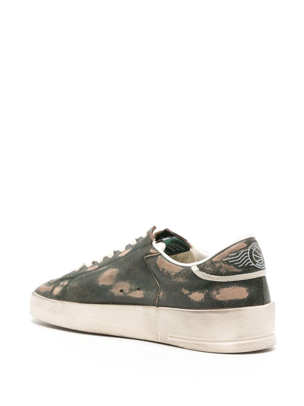 Stardan distressed leather sneakers Product Image