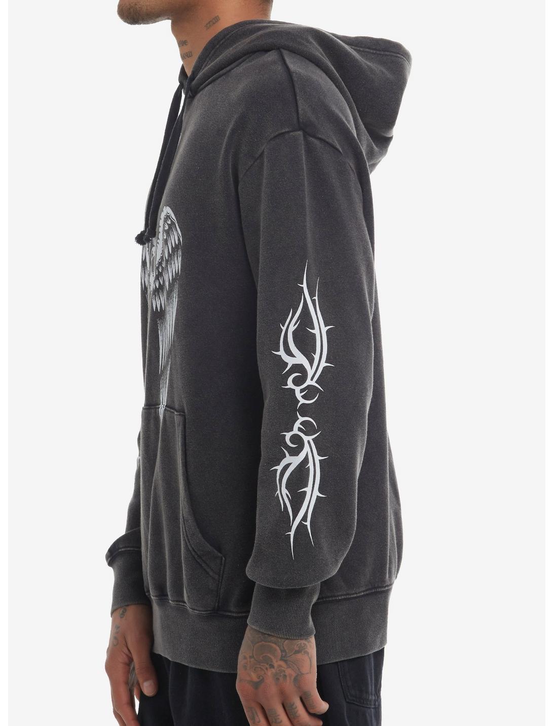Winged Skull & Dagger Hoodie Product Image