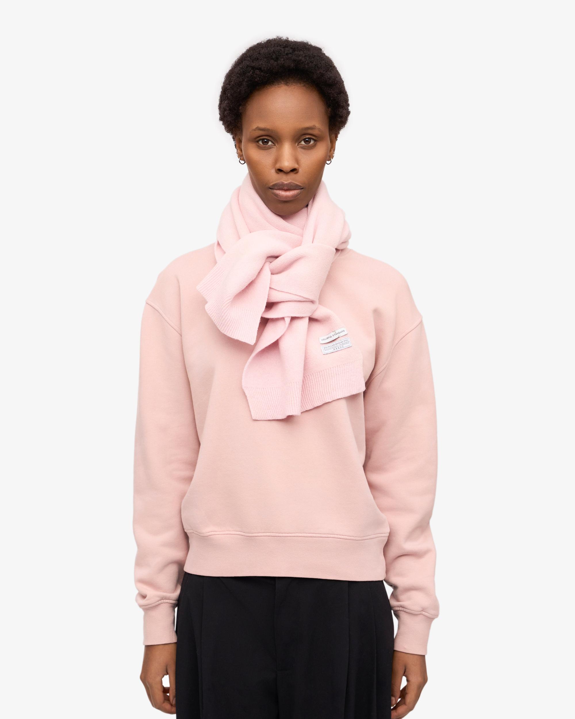 Merino Wool Scarf - Faded Pink Product Image