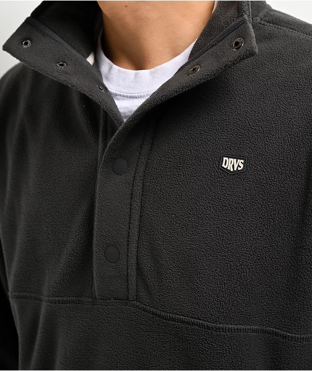 Dravus Echo Charcoal Tech Fleece Jacket Product Image