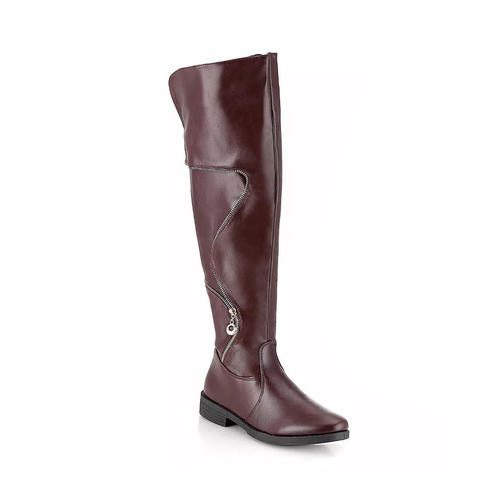 Henry Ferrera Charm-506 Women's Knee-High Boots,  Product Image