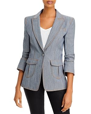 Womens Louisa Gathered Sleeve Jacket Size 0 Product Image