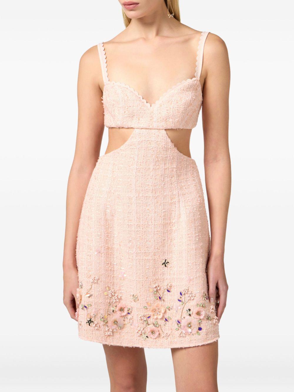 cut-out floral dress Product Image