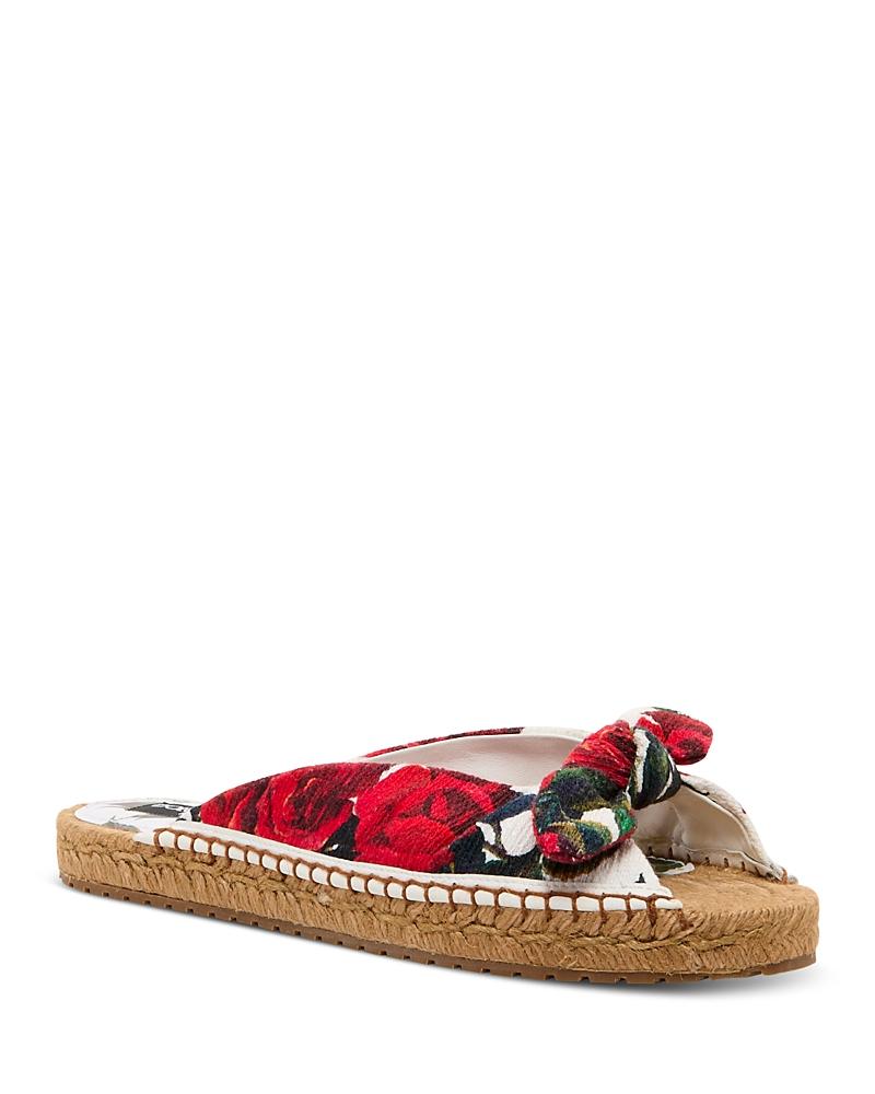 Dolce & Gabbana Womens Knotted Espadrille Sandals Product Image