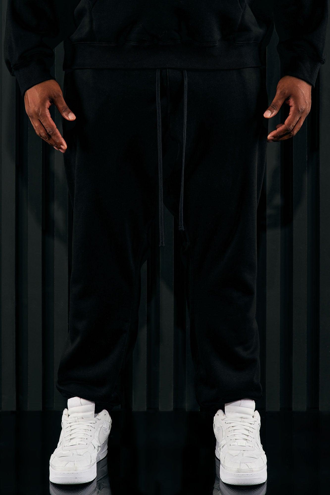 Tyson Heavyweight Sweat Jogger - Black Product Image
