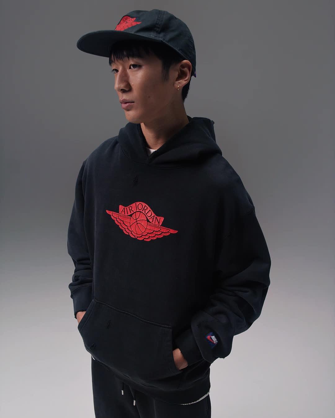 Mens Jordan Rare Air Fleece Pullover Hoodie | IB3003-324 Product Image