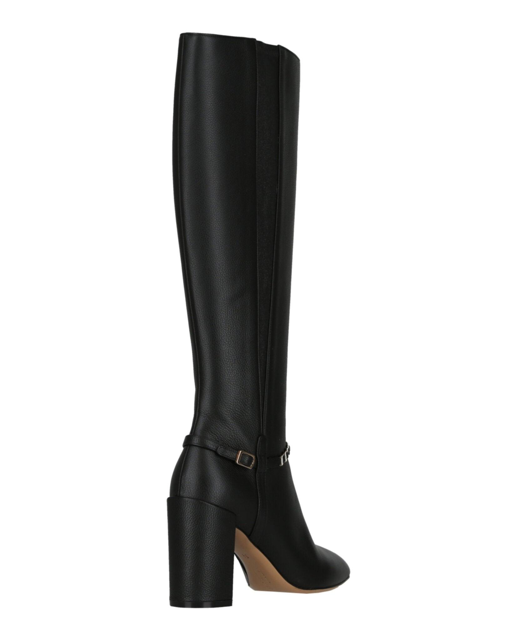 Ferragamo Triba Leather Knee-High Boots Female Product Image