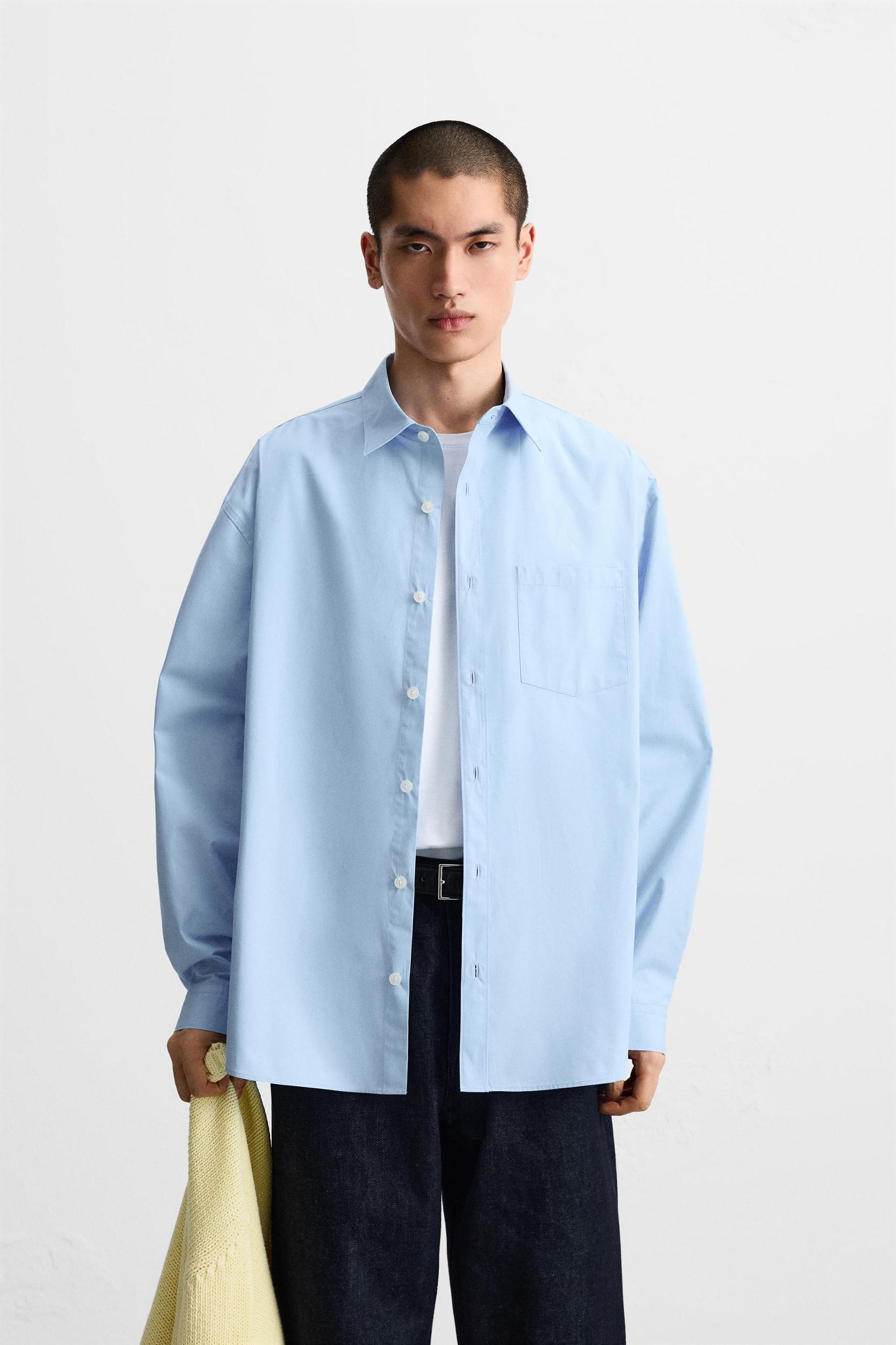 POPLIN POCKET SHIRT Product Image