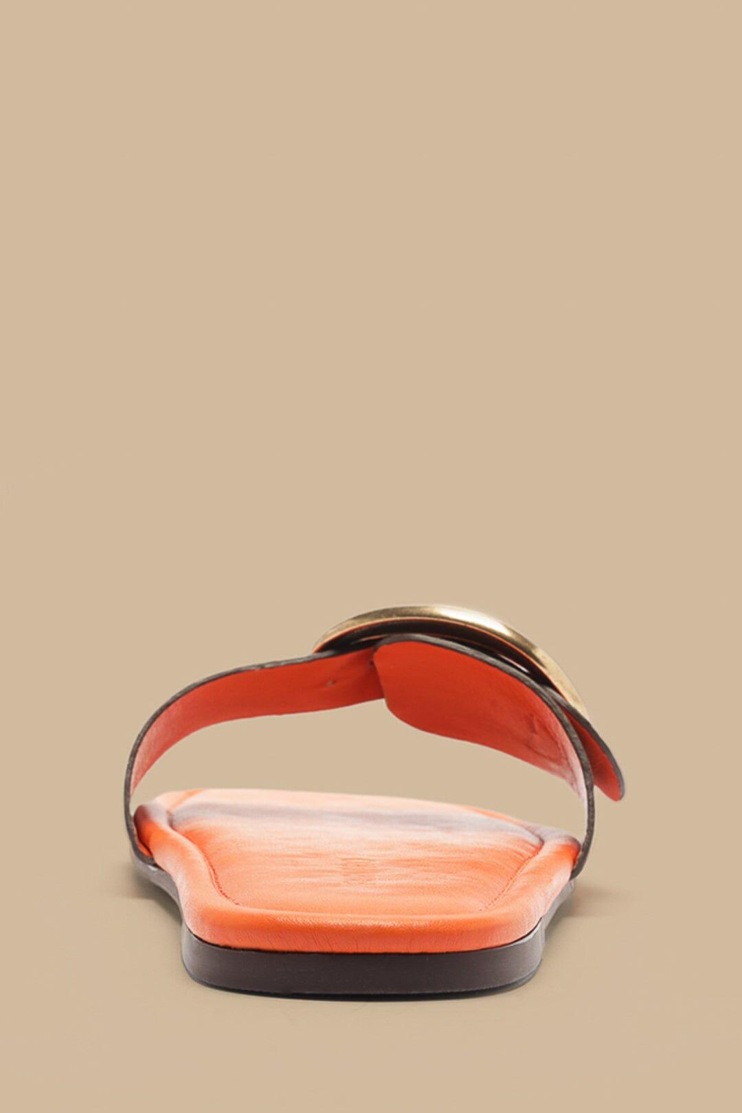 Citrus Organic Buckle Flat Sandal Product Image
