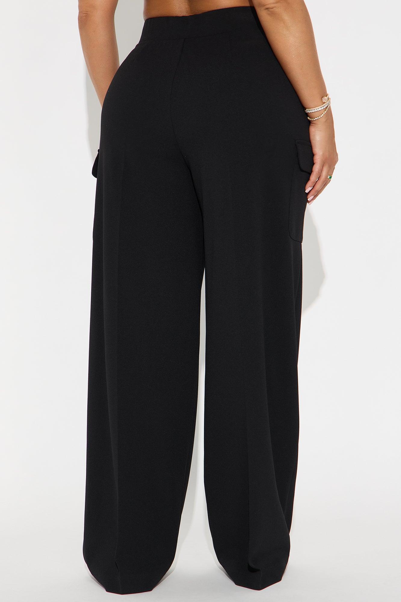 Say What You Will Cargo Trouser - Black Female Product Image