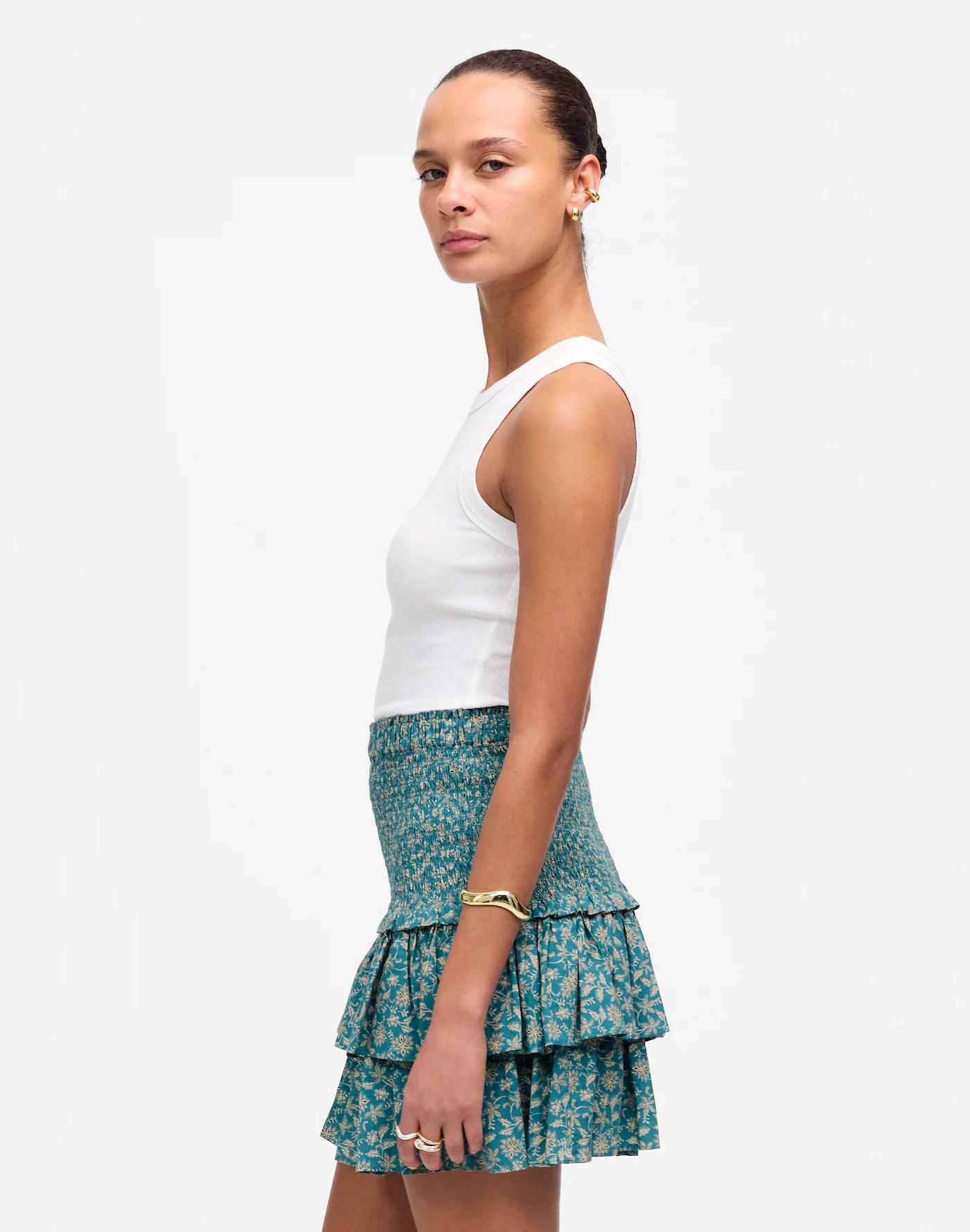 Tiered Mini Skirt Product Image