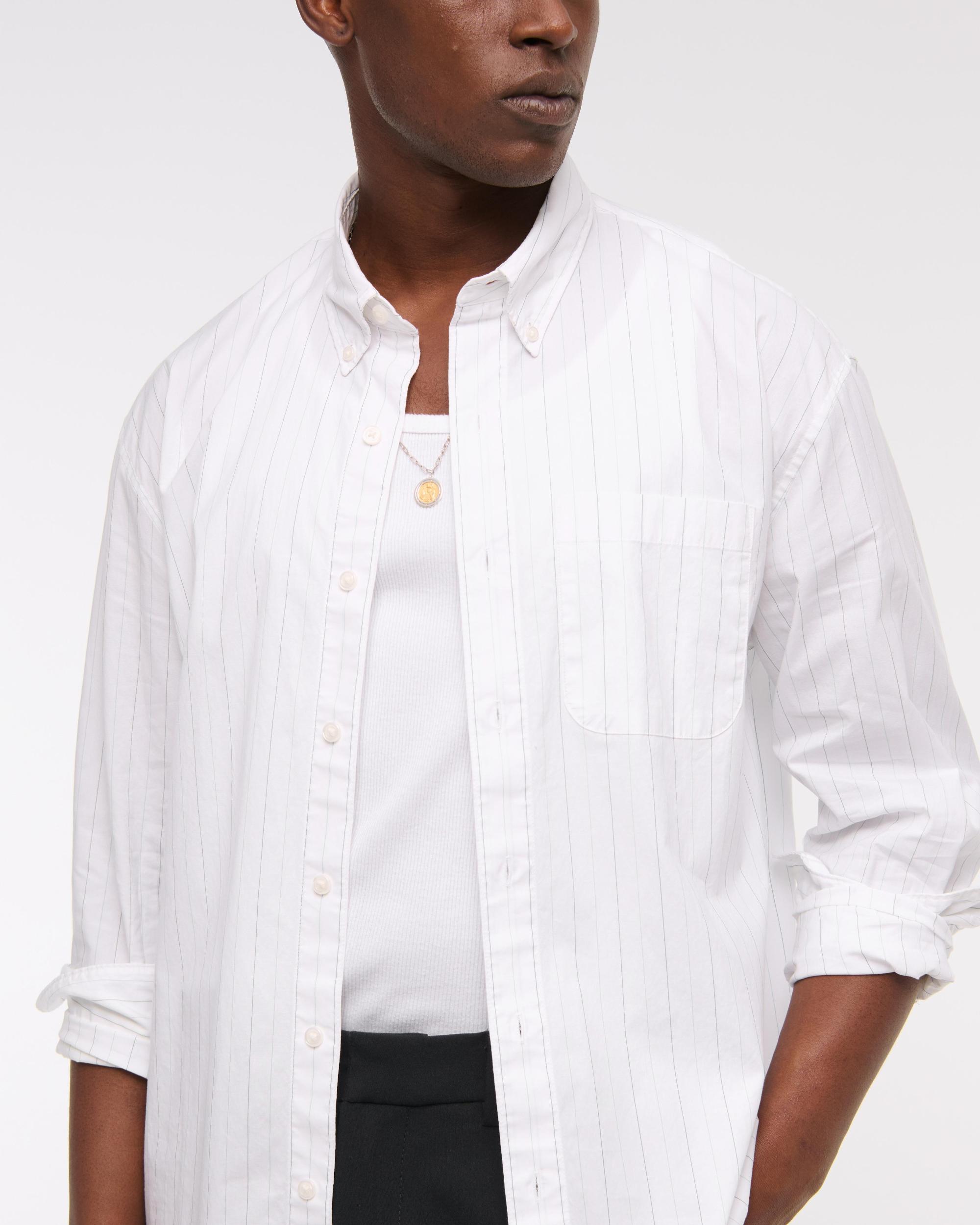 Poplin Button-Up Shirt Product Image