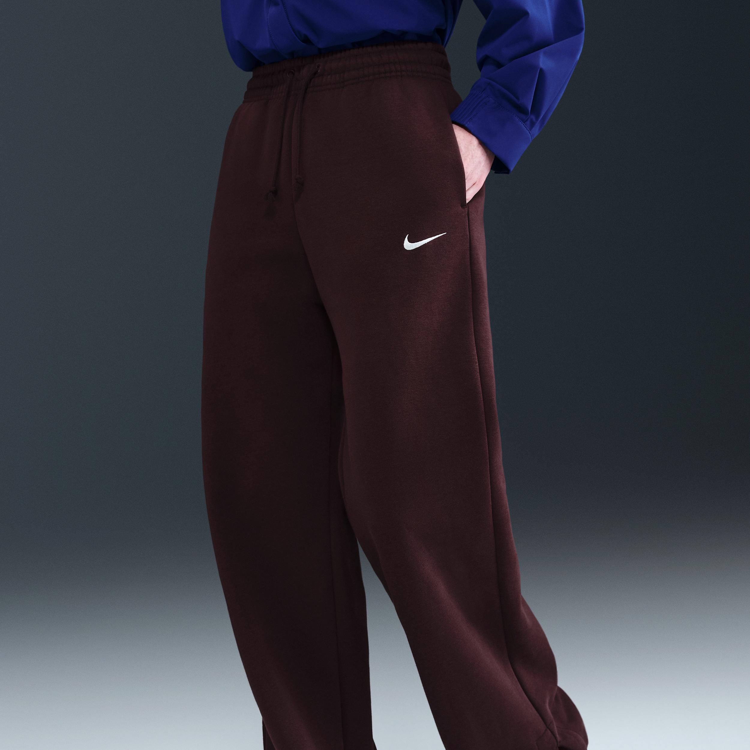 Women's Nike Sportswear Phoenix Fleece High-Waisted Wide-Leg Pants Product Image