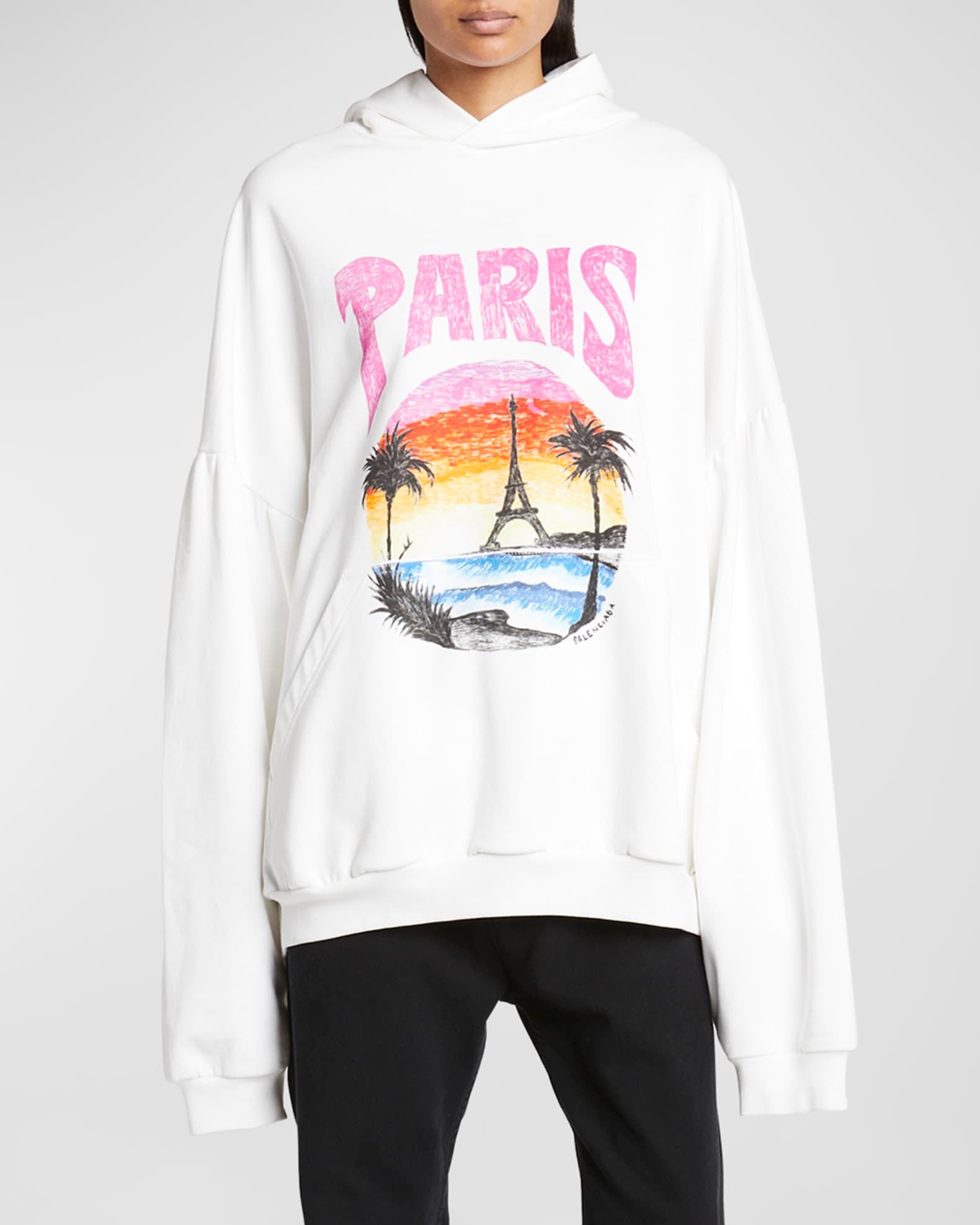 Tropical Paris Oversized Hoodie  Product Image
