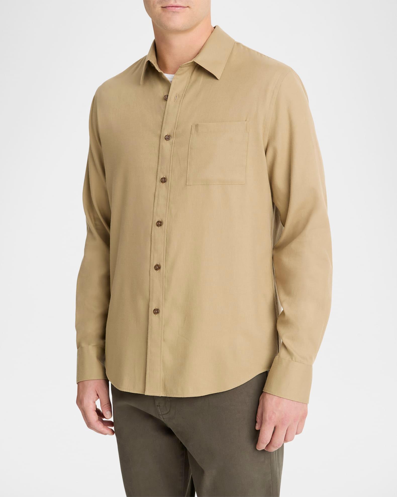Italian Cotton-Wool Twill Shirt Product Image
