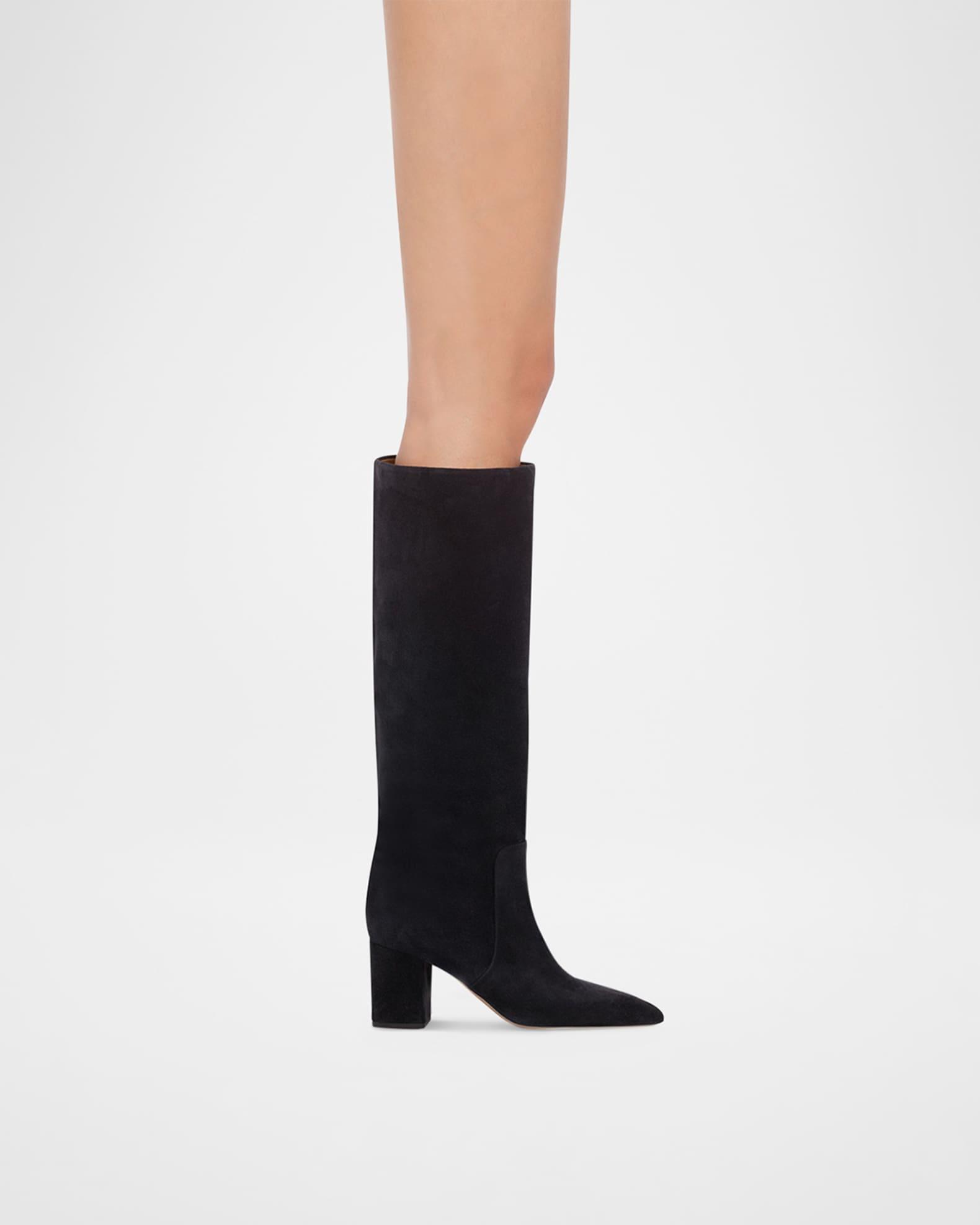 Anja Suede Knee-High Boots Product Image