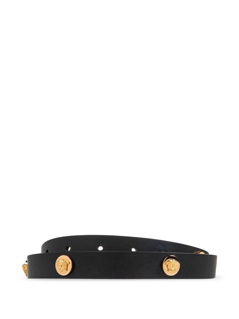 Medusa Safety Pin leather belt Product Image