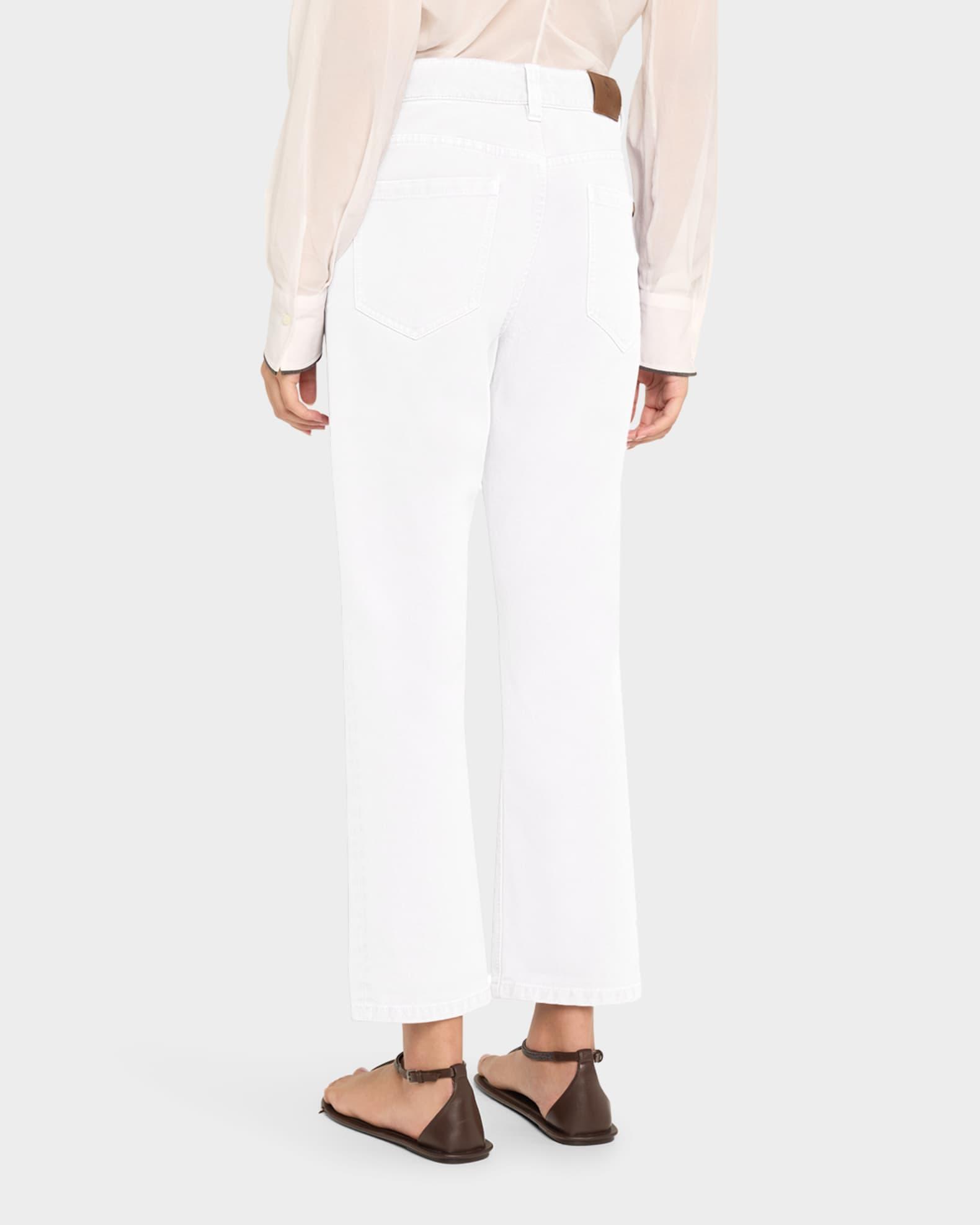 Retro Vintage Straight-Leg Ankle Denim Pants Product Image