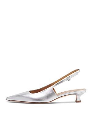 Aeyde Womens Catrina Slingback Kitten Heel Pumps Product Image