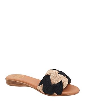 Andre Assous Womens Nahala Slip On Woven Slide Sandals Product Image