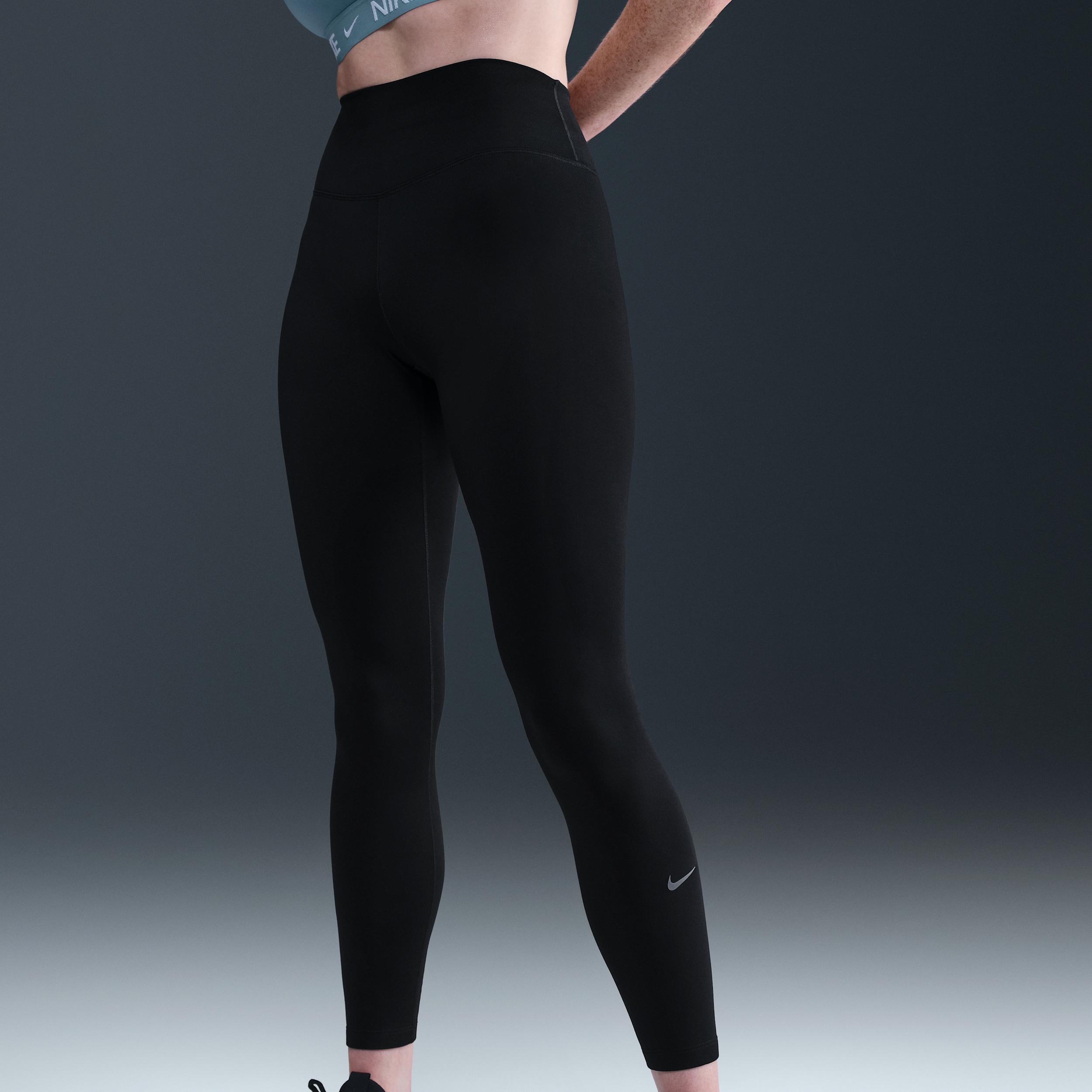 Nike Womens One Therma-FIT High-Waisted Full-Length Leggings | HV2298-010 Product Image