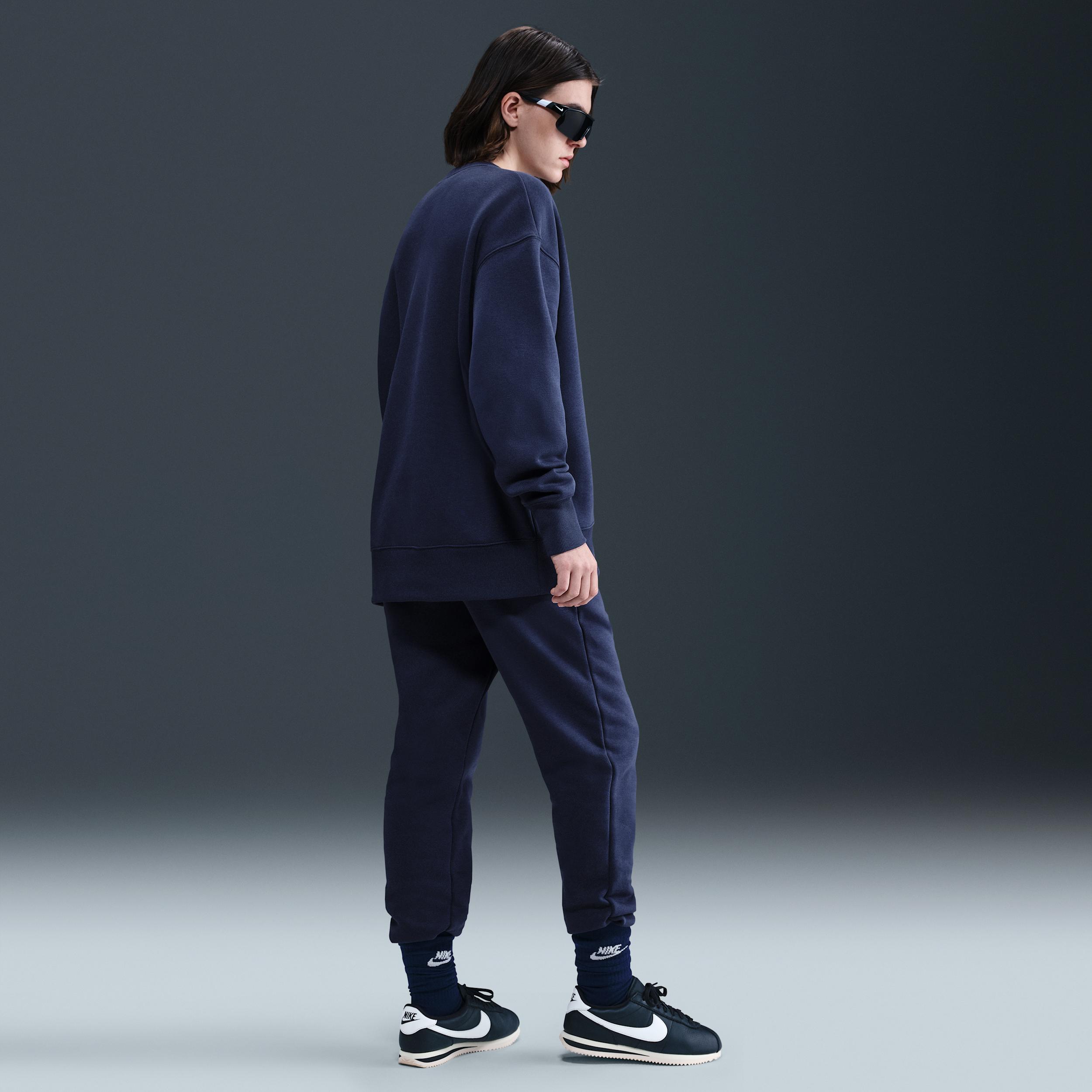 Womens Nike Sportswear Phoenix Fleece Mid-Rise Sweatpants | FZ7626-410 Product Image