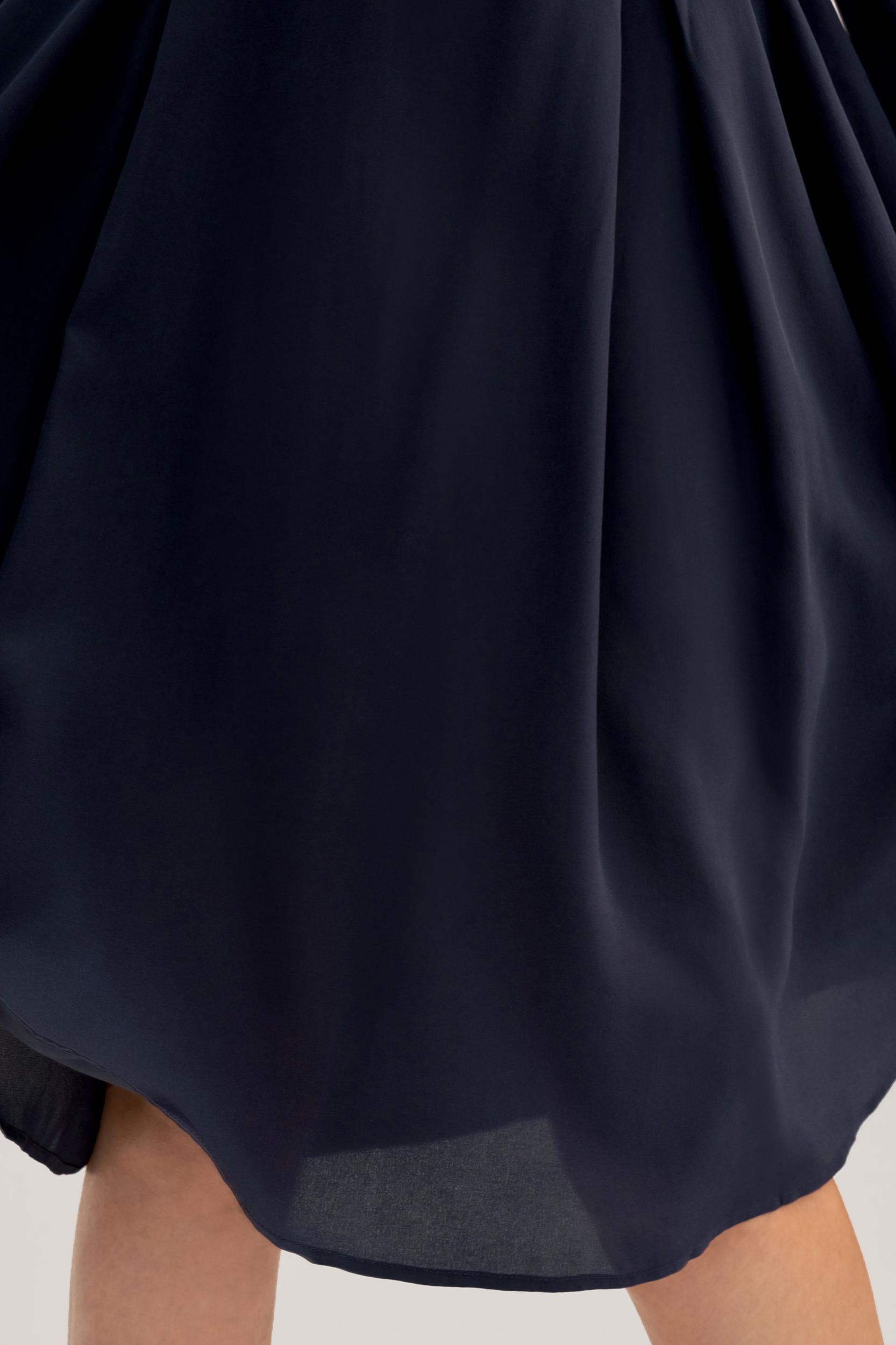 Women's Long Sleeve Retro Graceful Silk Dress Product Image