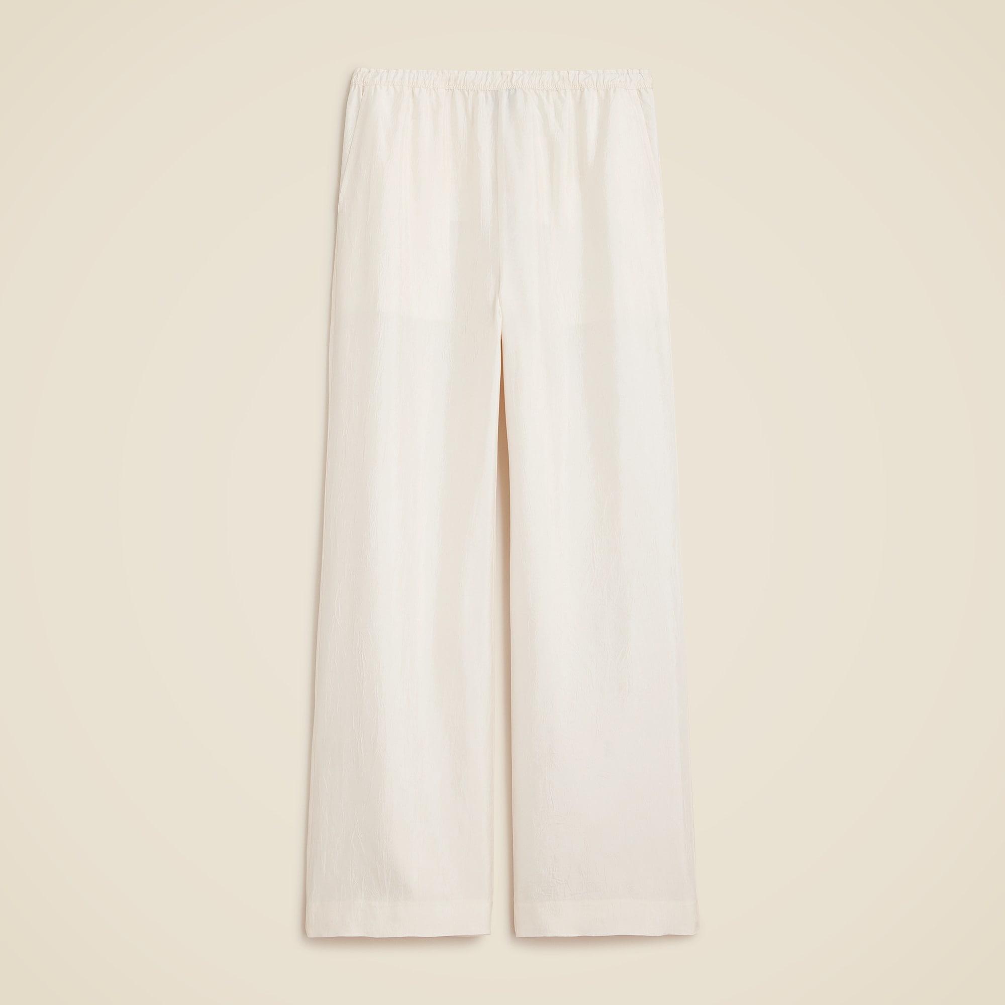 Stratus pant in textured satin Product Image