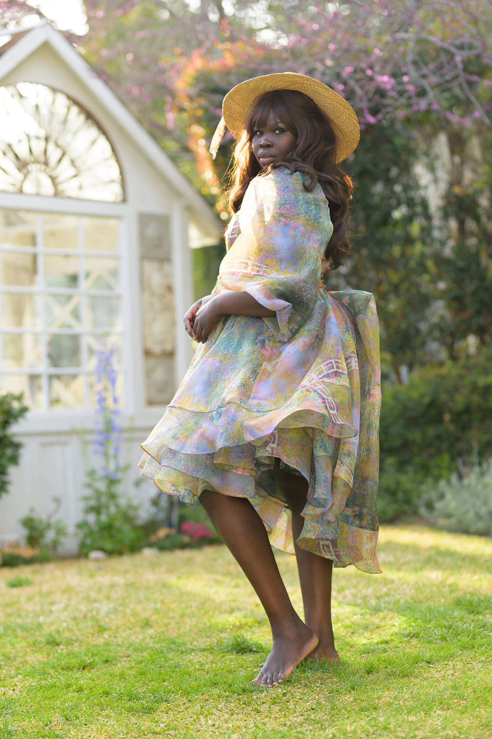 The Bridge Angel Mini Bustle Dress Product Image