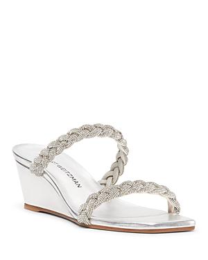 Stuart Weitzman Womens Highshine 50 Wedge Sandals Product Image