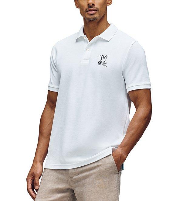 Psycho Bunny Cyrus Pique Short Sleeve Polo Shirt Product Image