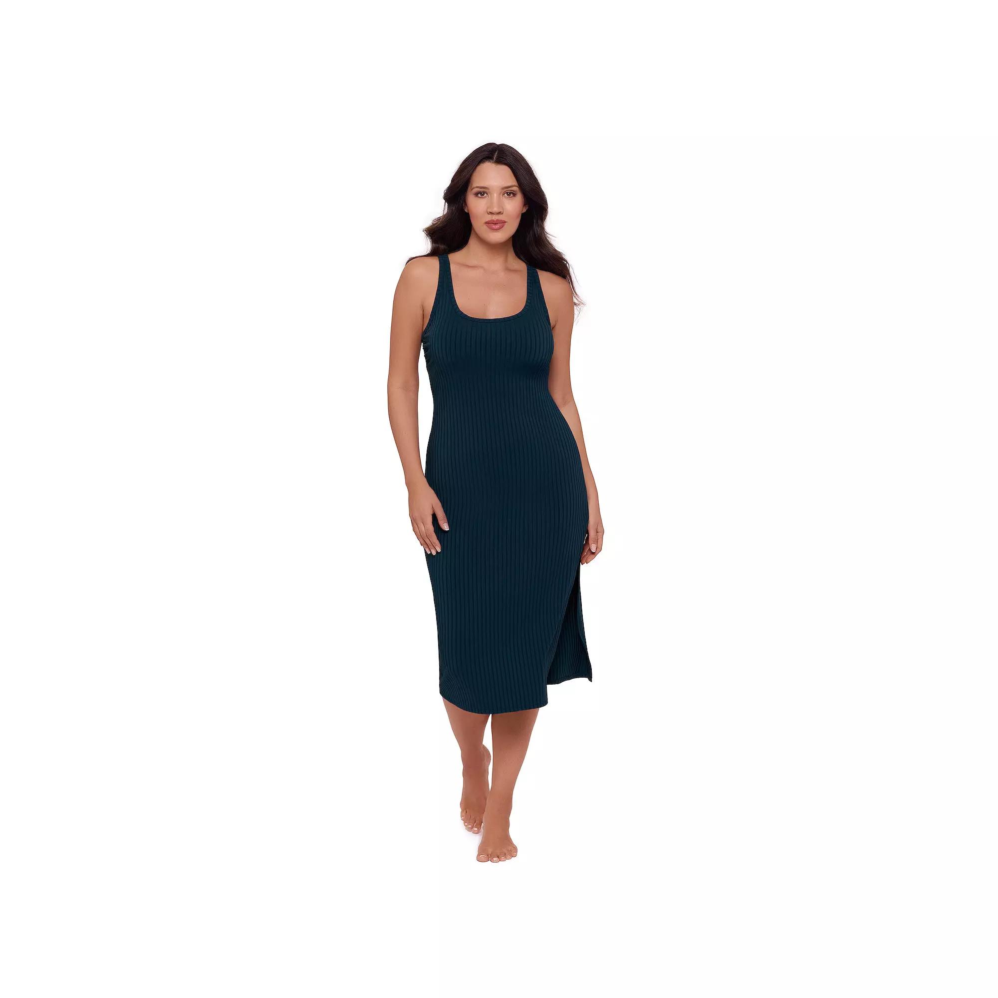 Women's S3 Swim Slit Midi Dress Coverup,  Product Image