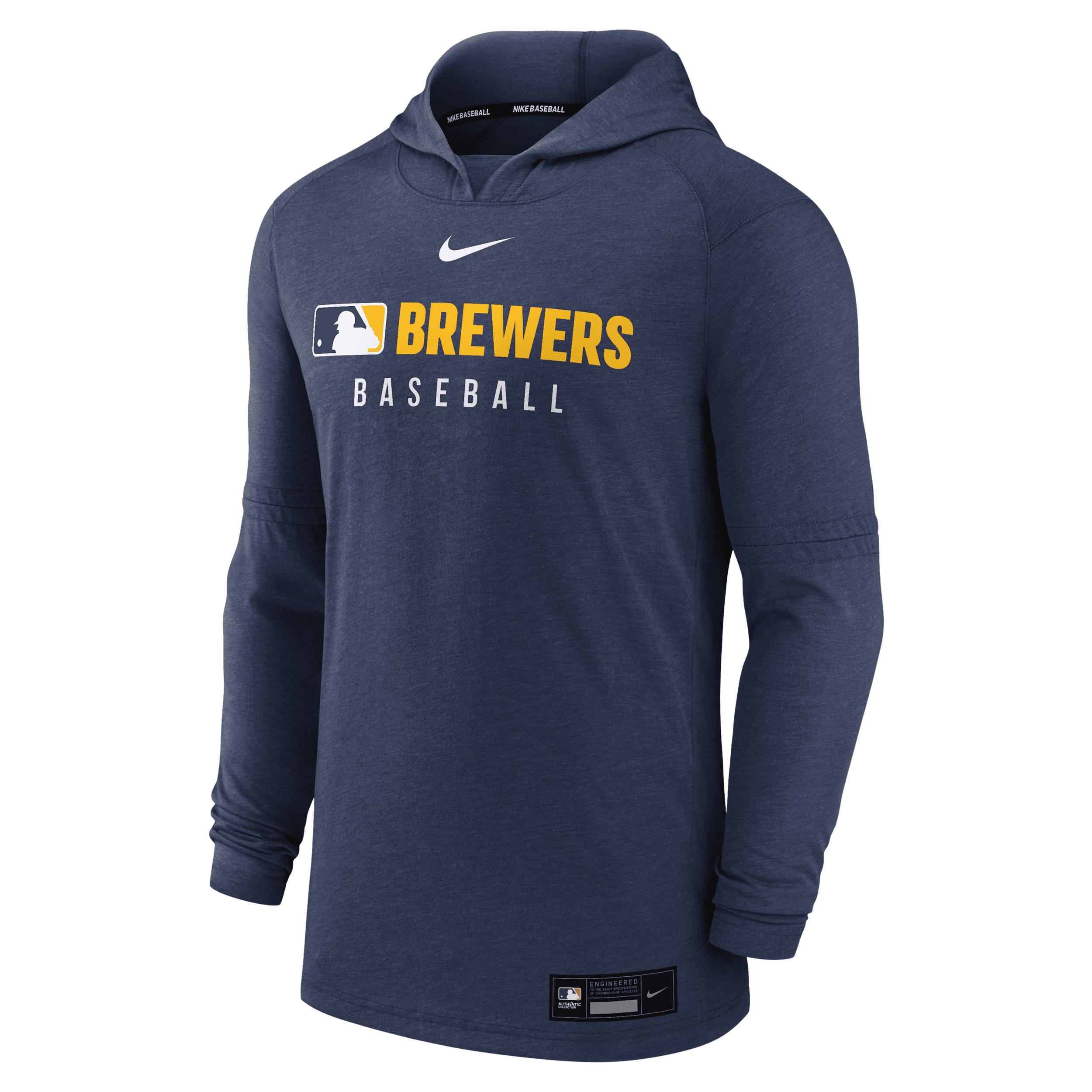 Detroit Tigers Authentic Collection Nike Mens Dri-FIT MLB Pullover Hoodie | NACQ4FAHDG-FT3 Product Image