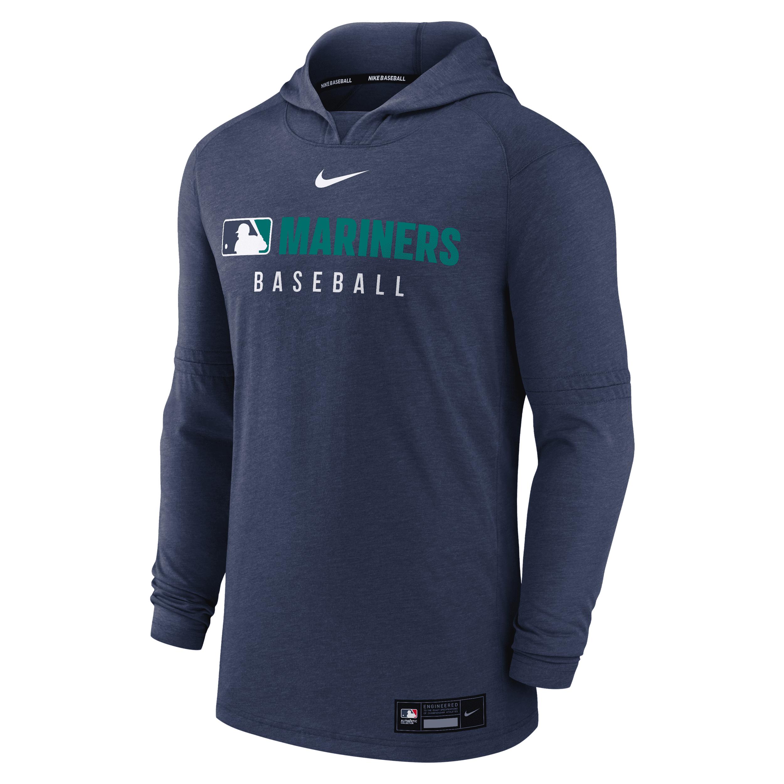 Los Angeles Dodgers Authentic Collection Nike Men's Dri-FIT MLB Pullover Hoodie Product Image