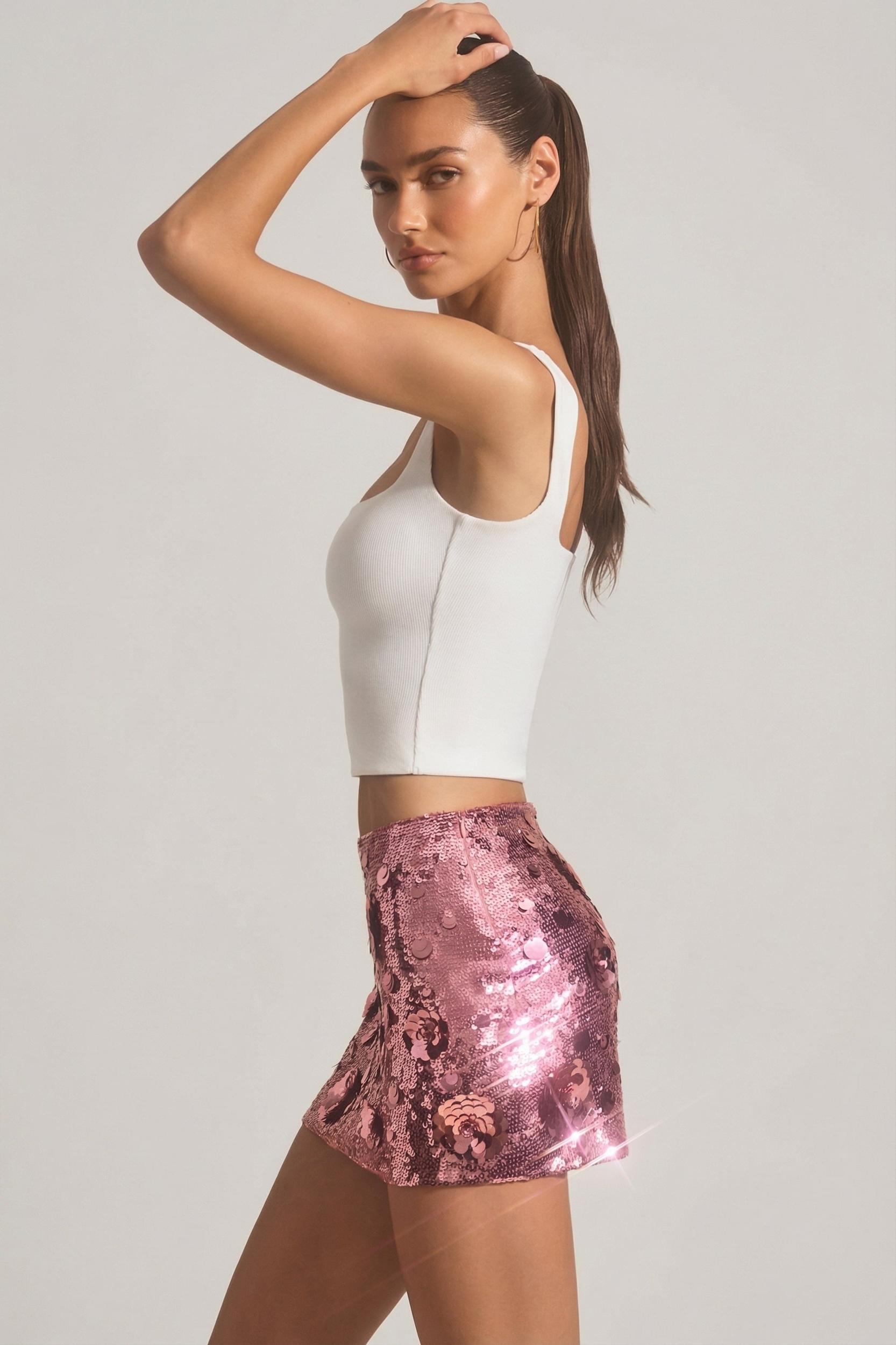 Modal Square-Neck Tank Top in White Product Image