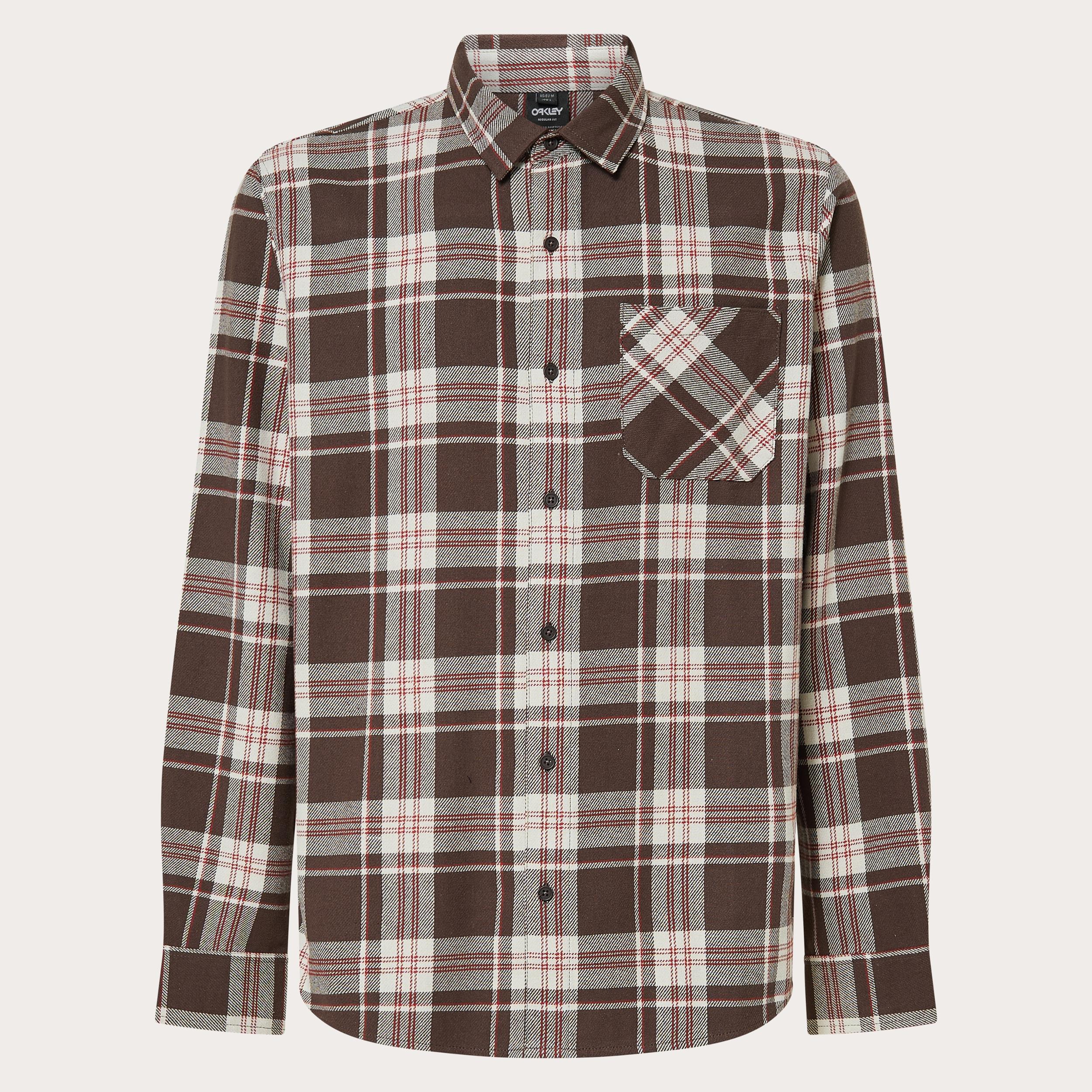 Oakley Mens Podium Plaid Ls Flannel Product Image