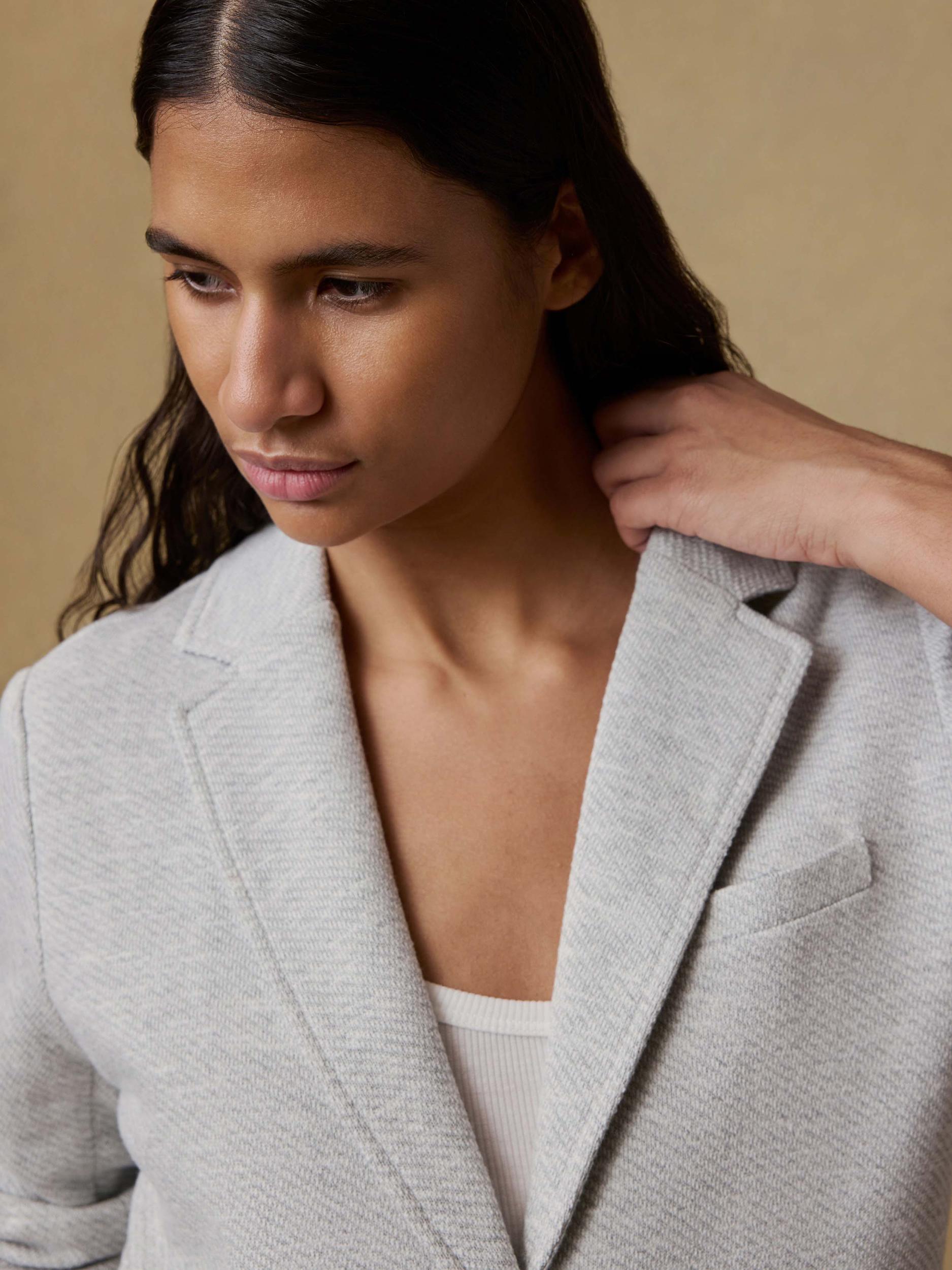 Inlet Knit Blazer - Heather Grey Female Product Image
