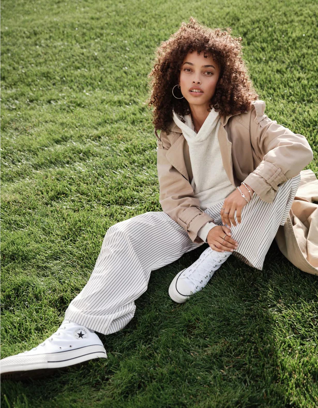 AE Woven Wide-Leg PJ Pant Product Image