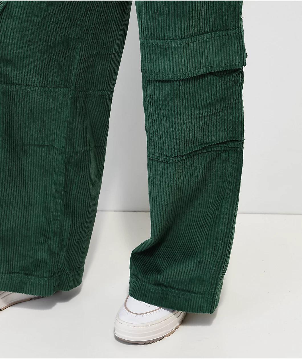 Empyre Darian Hunter Green Cargo Corduroy Skate Pants Product Image