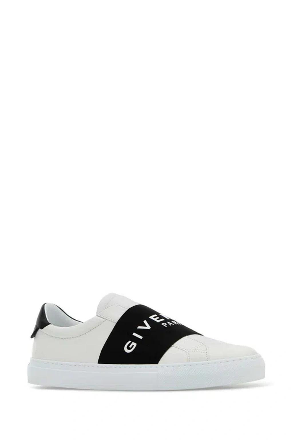 GIVENCHY Urban Street Sneakers In Leather With Elastic Band In Multi Product Image