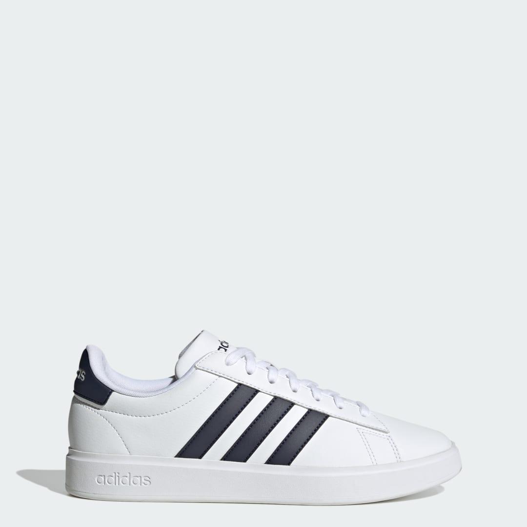 adidas Grand Court Shoes Core Black 6.5 Mens Product Image