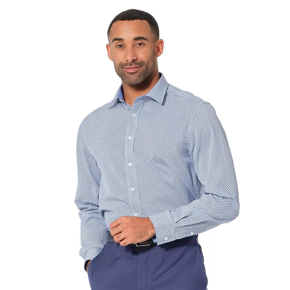 Mens Nick Graham Traveler Collection Performance Modern-Fit Stretch Dress Shirt Product Image