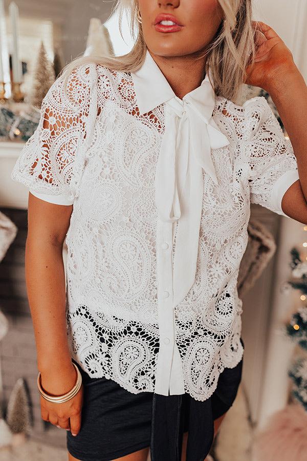 The Palmer Crochet Top Product Image