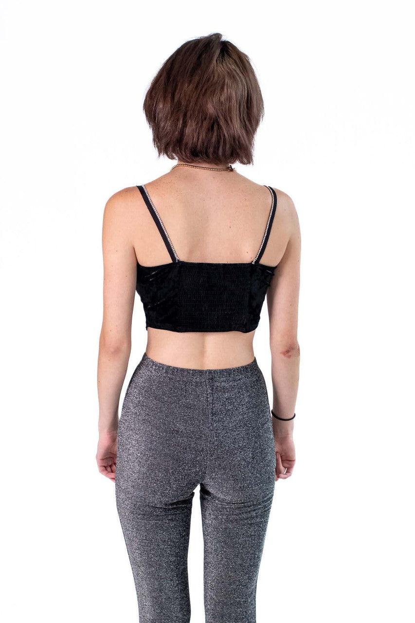 Black Velvet Corset Product Image