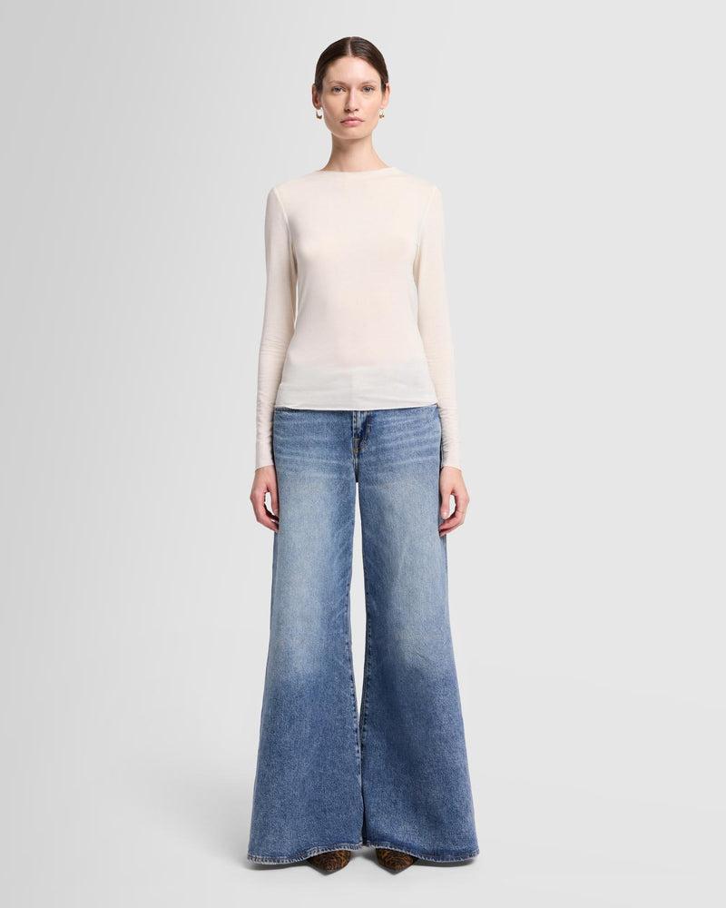 Long Sleeve High Neck Top Product Image