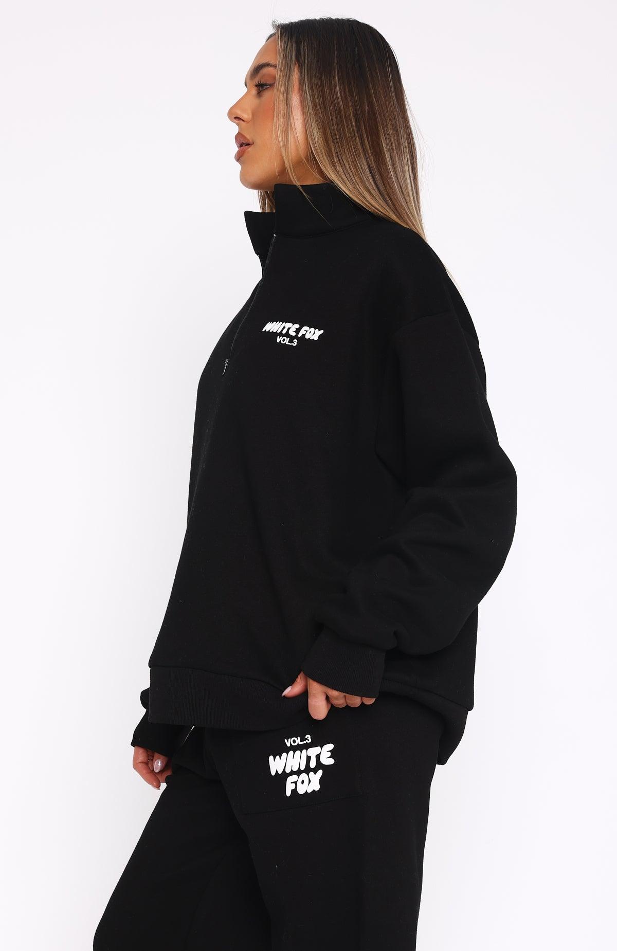 Offstage Zip Front Sweater Monochrome Product Image