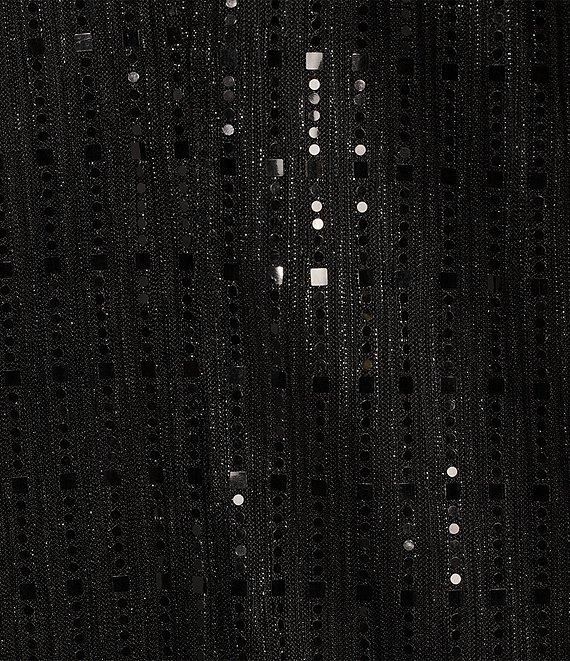 Leslie Fay Sleeveless Double Keyhole Neck Shift Dress Product Image