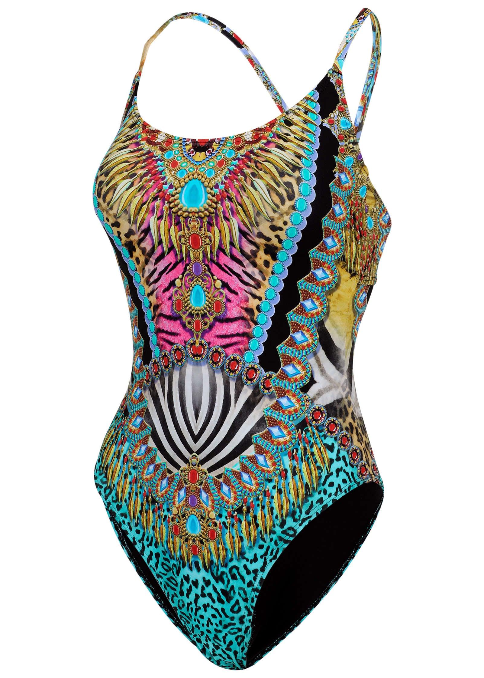 Bondi Beach One-Piece - Mirrored Jungle Product Image